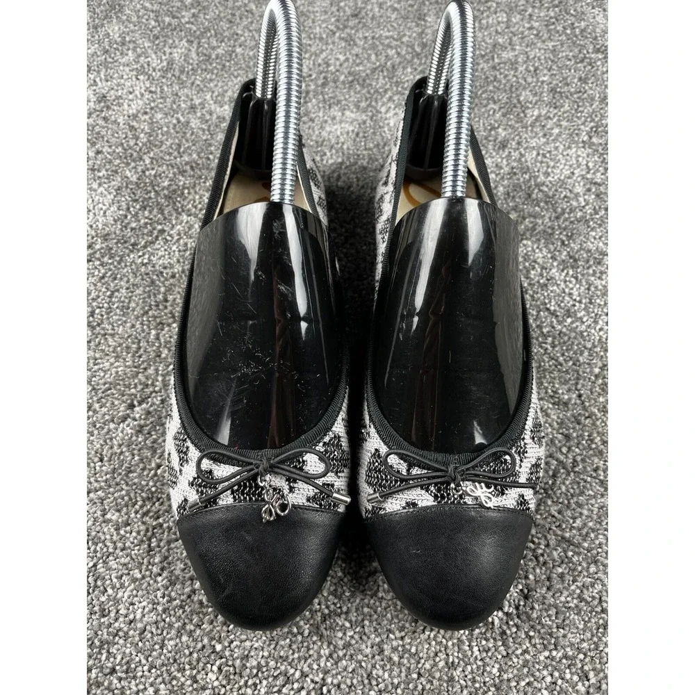 Sam Edelman Sara Women's Black Multi Ballet Flat‎ Sz 7M